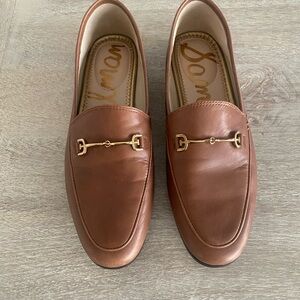 Sam Edelman Loraine Bit Brown Leather Loafers
